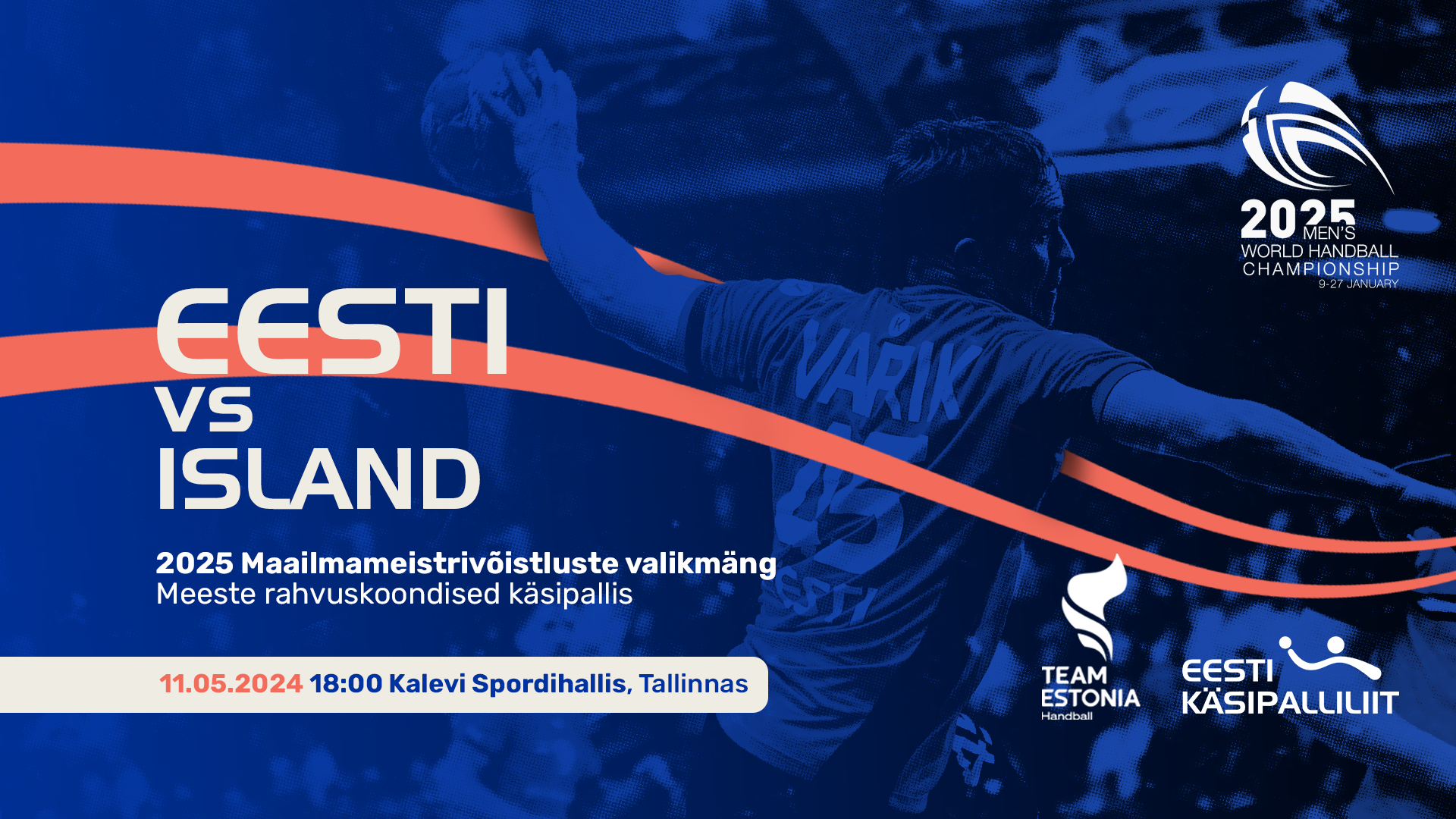 Eesti vs Islandi 11.05.2024 kell 18:00 Tallinnas Kalevi Spordihallis
