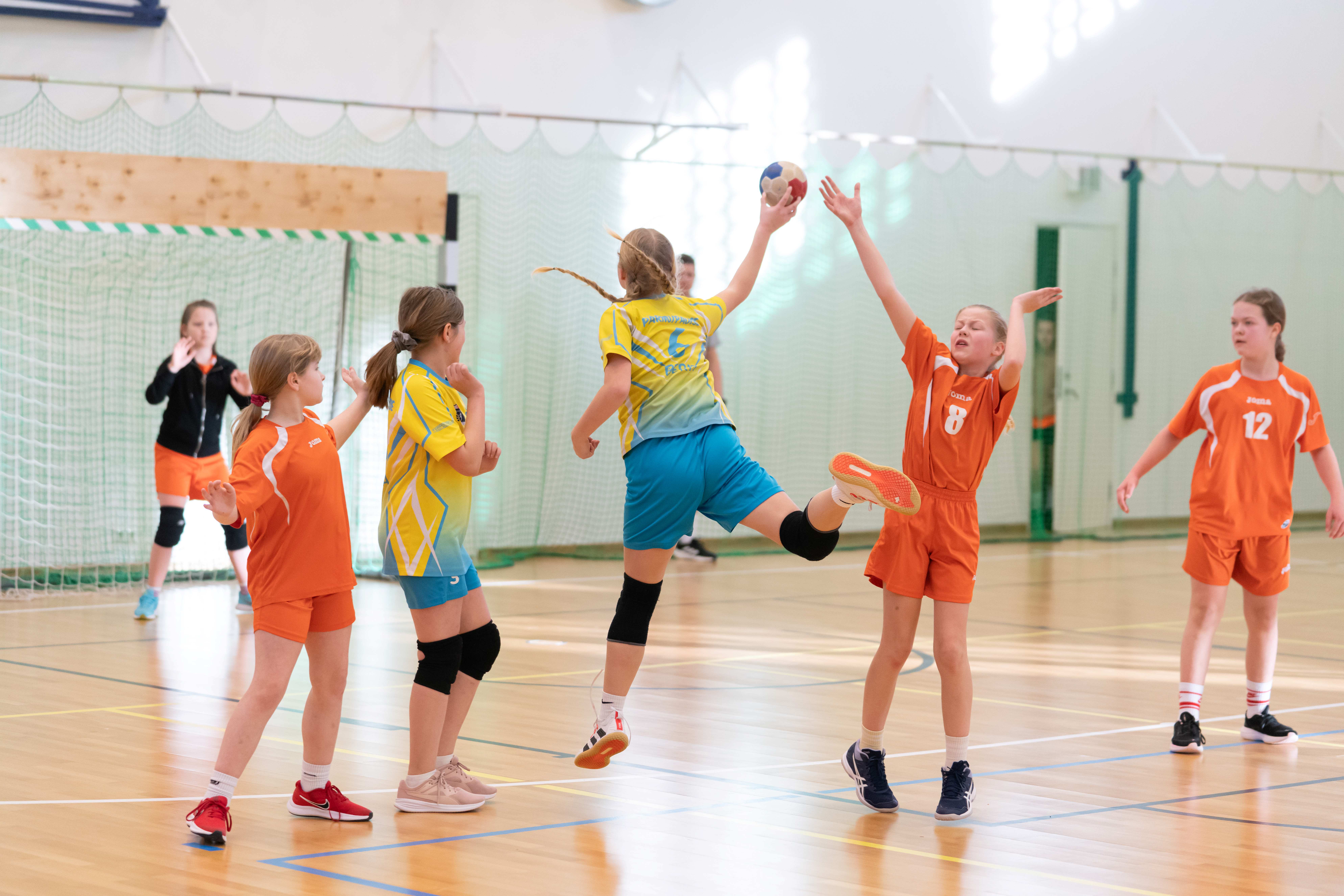 Vasalemmas toimusid tütarlaste D2 vanuseklassi I etapi mängud 2024 Eesti meistrivõistlustel käsipallis